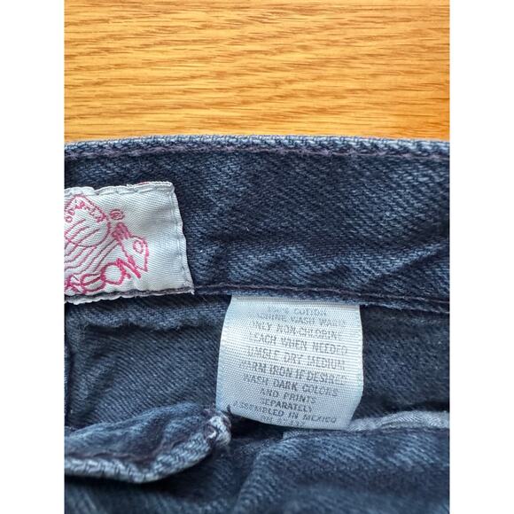 Vintage Sasson Jean Shorts, 80s 90s, High Rise, Dark Wash Denim Cutoffs, XS 25"W - Picture 5 of 10